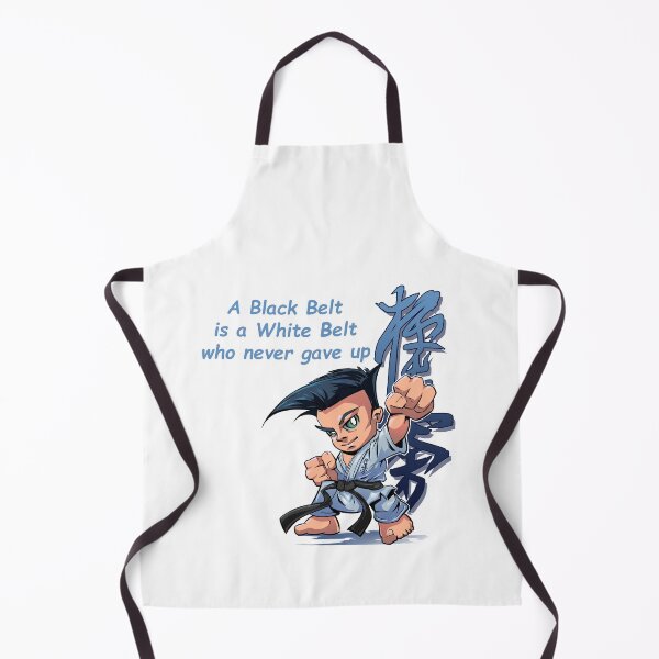 Item preview, A black belt is a white belt who never gave up designed and sold by TimeBender.