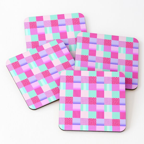 Item preview, Patchwork in Pinky Tones designed and sold by PrettyCoolstore.