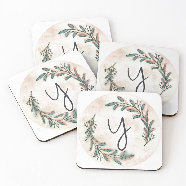 Item preview, Olive Wreath Monogram Y designed and sold by RevivalCharm.