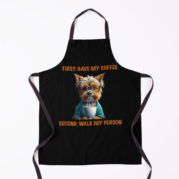 Item preview, Yorkie with coffee designed and sold by NPStudio.