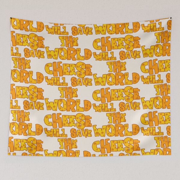 Item preview, CHEESE WILL SAVE THE WORLD designed and sold by ourkid.