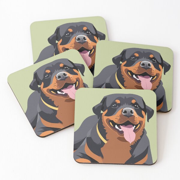 Item preview, Happy Rottweiler designed and sold by emiliapapaya.