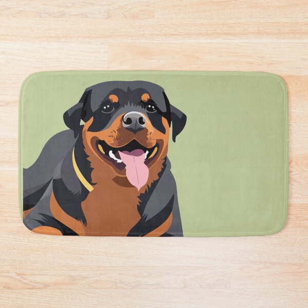 Item preview, Happy Rottweiler designed and sold by emiliapapaya.