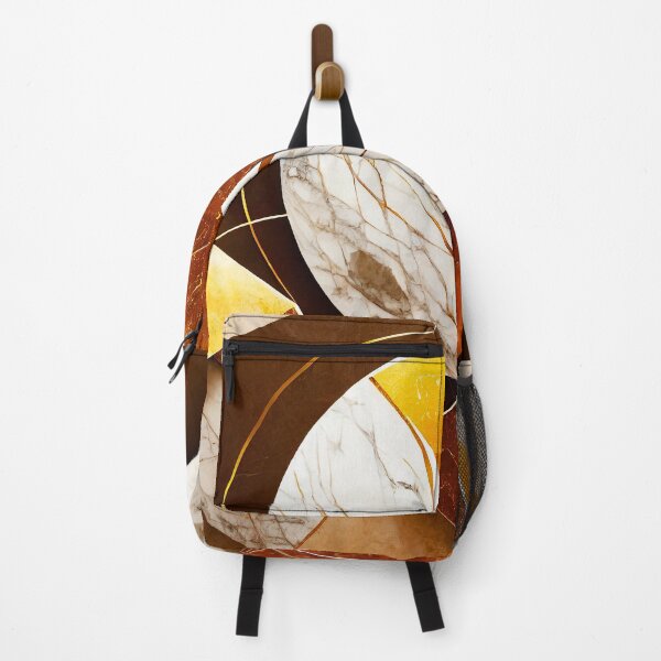 Item preview, Marbleized Abstract Copper Brown and White Composition designed and sold by RoomShiners.