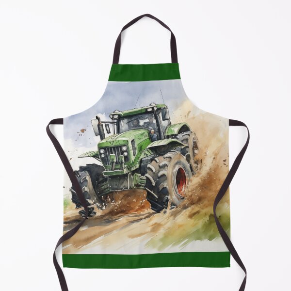 Item preview, Monster Tractor (watercolor) designed and sold by Samuelsboro.