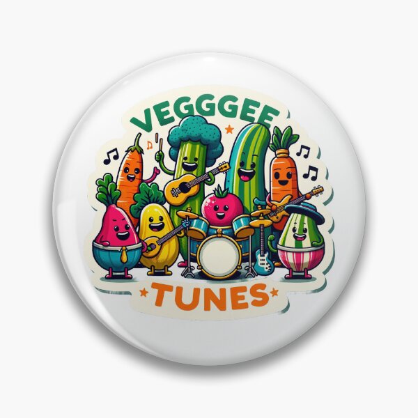 Item preview, Veggee Tunes - Hilarious Vegetable Music Design designed and sold by The-Library.