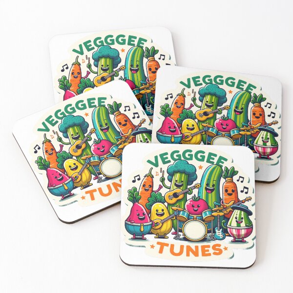 Item preview, Veggee Tunes - Hilarious Vegetable Music Design designed and sold by The-Library.