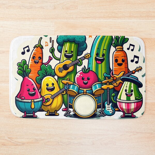 Item preview, Veggee Tunes - Hilarious Vegetable Music Design designed and sold by The-Library.