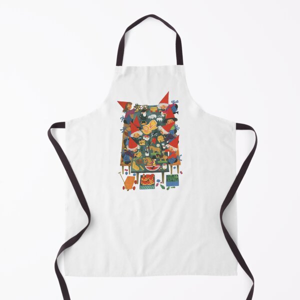Artikelvorschau, Vintage Weihnachtskarte Santas Werkstatt Minimal Xmas Vintage skandinavische Weihnachtskarte nordische Elfen Santas Werkstatt Elfen Illustration / Retro Weihnachtsgrußkarte entworfen und verkauft von LaundrySalt.