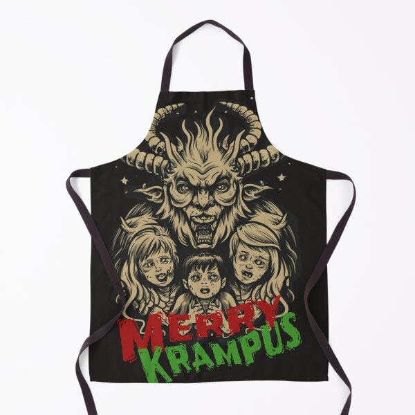 Item preview, Merry Krampus, May I Take those Naughty Brats? designed and sold by ZinniasGothShop.