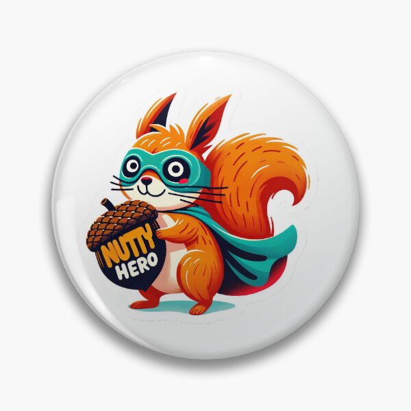 Artikelvorschau, Nutty Hero - Hilarious Superhero Squirrel Design entworfen und verkauft von The-Library.