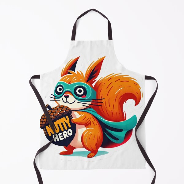 Artikelvorschau, Nutty Hero - Hilarious Superhero Squirrel Design entworfen und verkauft von The-Library.