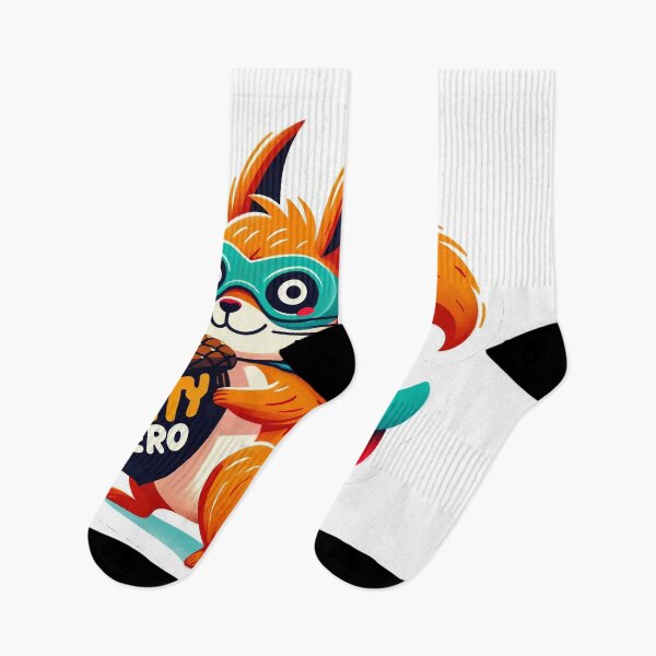 Item preview, Nutty Hero - Hilarious Superhero Squirrel Design designed and sold by The-Library.
