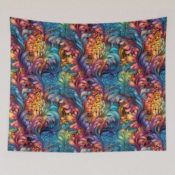 Item preview, Desert Mirage: Psychedelic Surrealism in Holographic Hues designed and sold by polonuim210.
