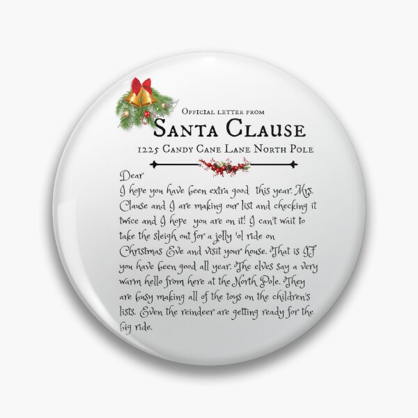 Item preview, Santa Clause letter designed and sold by yourfashionway.
