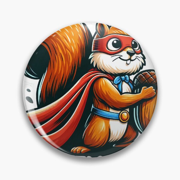 Artikelvorschau, Nutty Hero - Hilarious Superhero Squirrel Design entworfen und verkauft von The-Library.