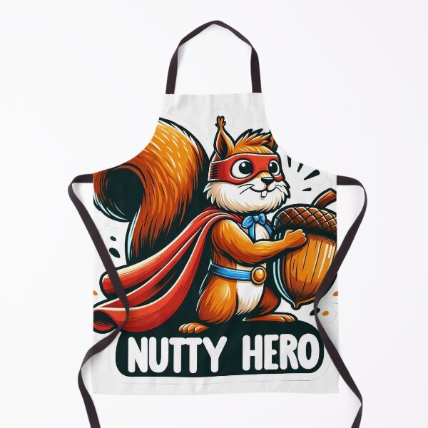 Artikelvorschau, Nutty Hero - Hilarious Superhero Squirrel Design entworfen und verkauft von The-Library.