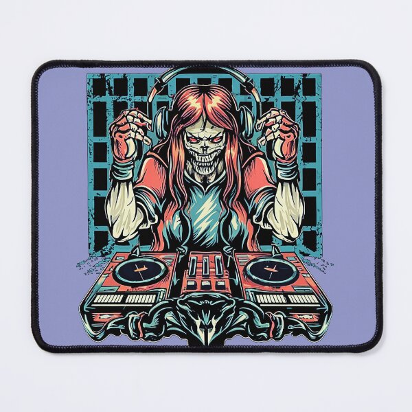 Item preview, zombie dj designed and sold by NotesForMusic.
