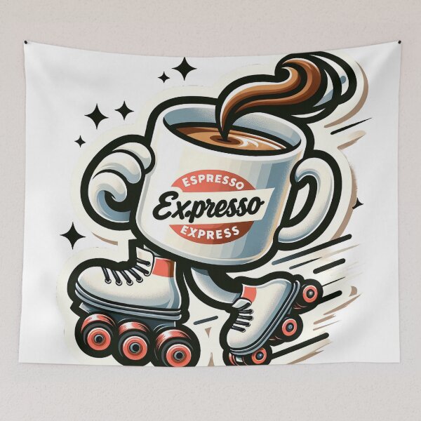 Item preview, Espresso Express - Hilarious Coffee Design designed and sold by The-Library.