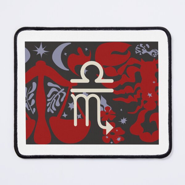 Item preview, October Zodiac Signs Libra Scorpio Calendar 10/12 designed and sold by Tinosheart.