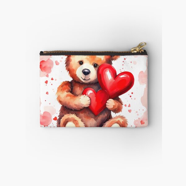 Item preview, Teddy Bear Hugging Hearts designed and sold by Gabriela McDaniel.