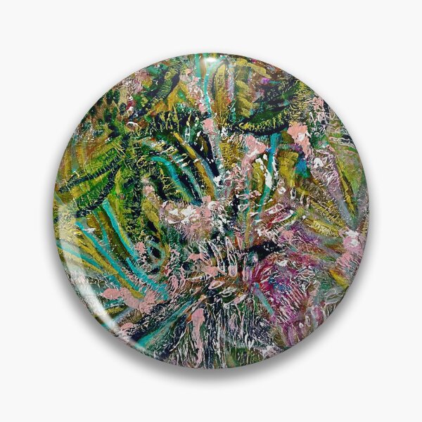 Item preview, "Pink Afternoon" impasto/thick painting designed and sold by Michelle Gratwick Creates.