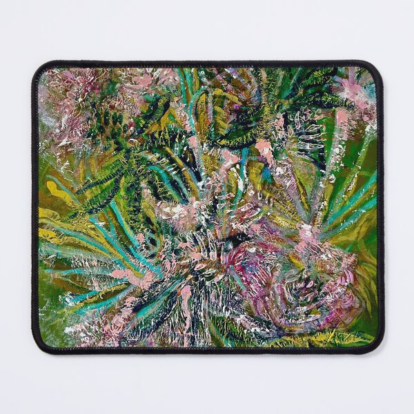 Item preview, "Pink Afternoon" impasto/thick painting designed and sold by Michelle Gratwick Creates.