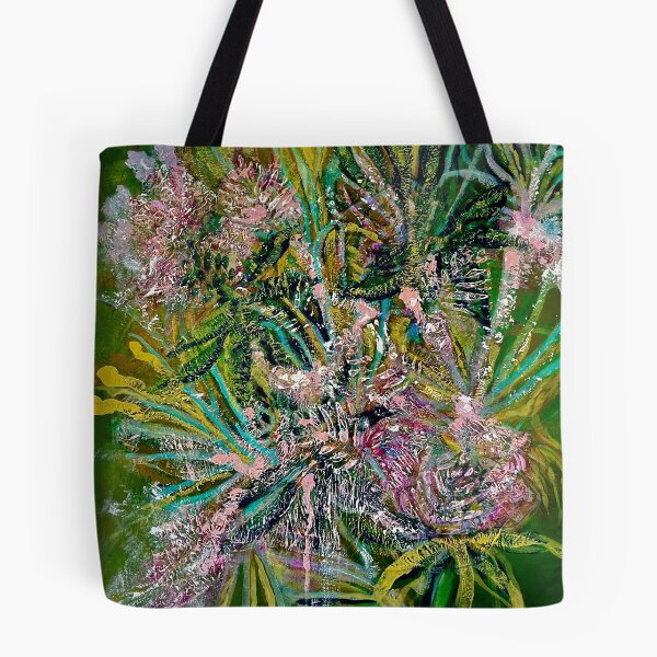 Item preview, "Pink Afternoon" impasto/thick painting designed and sold by Michelle Gratwick Creates.