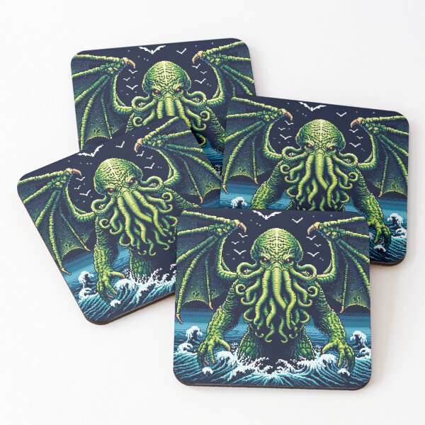 Item preview, The Cthulhu Mythos - Cthulhu Rises from the Depths of Pacific Ocean vol.2 designed and sold by janarspixels.