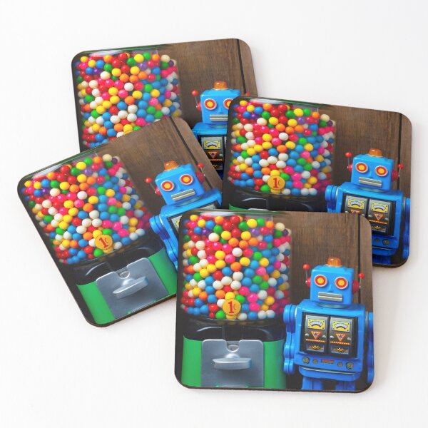 Item preview, Gum Machine And Blue Robot designed and sold by Garry Gay.