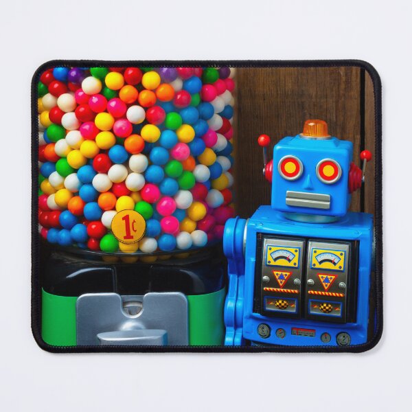 Item preview, Gum Machine And Blue Robot designed and sold by Garry Gay.