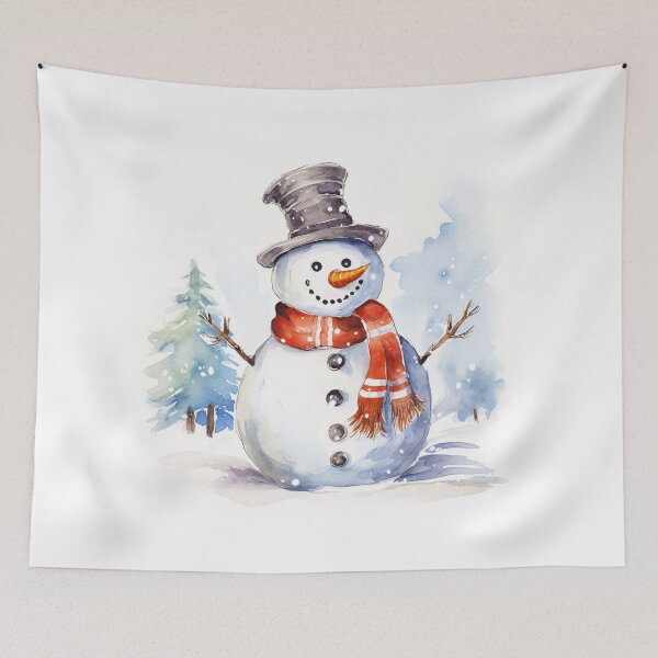 Item preview, A happy snowman designed and sold by ArtOfDreams9.