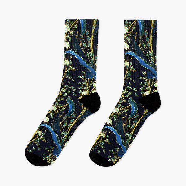 Item preview, Midnight Blooms: Lily of the Valley on Dark Canvas  designed and sold by Iropagi.