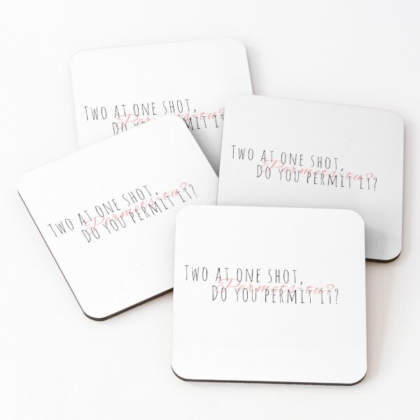 Item preview, Two At One Shot, Do You Permit It? designed and sold by Hope Edwards.