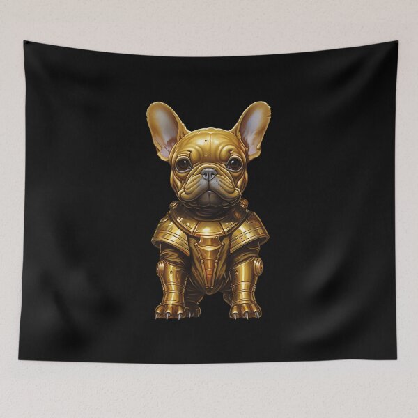 Item preview, Return of the Frenchie - C3PeeO Droid designed and sold by everythingdogz.