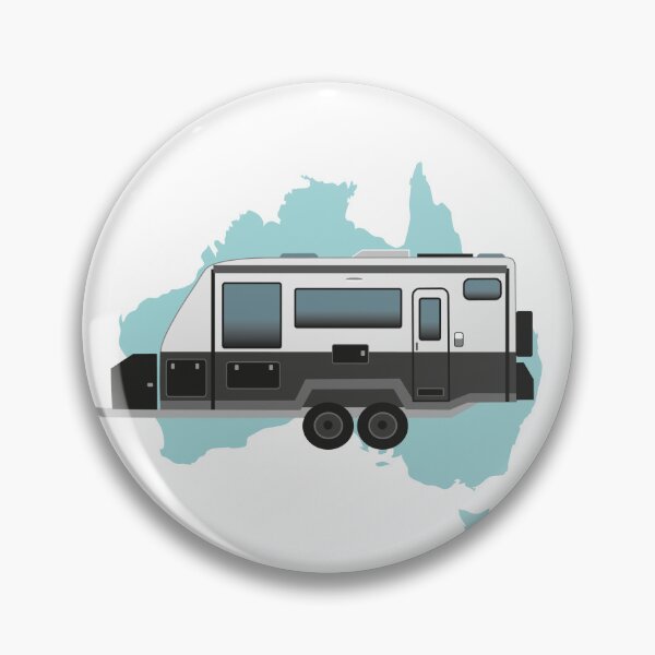 Item preview, Lap of Australia Modern Off Road Caravan  designed and sold by Christine  Briggs.
