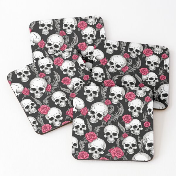 Item preview, Skull and Roses designed and sold by shortiiblazed.