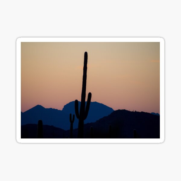 Artikel-Vorschau von Saguaro-Kaktus-Rosa-Sonnenuntergang in der Wüste, designt und verkauft von WanderQuestCo.