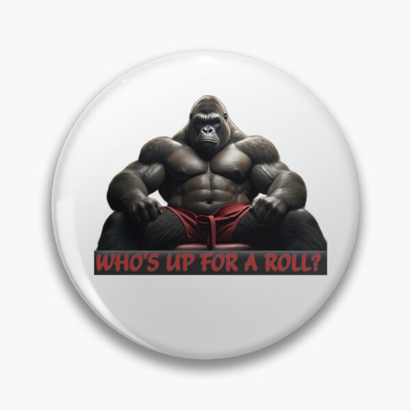 Artikelvorschau, Wer hat Lust auf eine Rolle? BJJ Brasilianischer JiuJitsu Gorilla entworfen und verkauft von TimeBender.