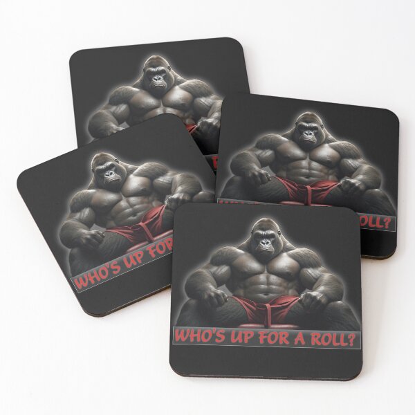 Artikelvorschau, Wer hat Lust auf eine Rolle? BJJ Brasilianischer JiuJitsu Gorilla entworfen und verkauft von TimeBender.