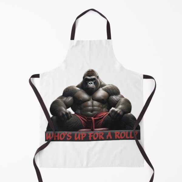 Item preview, Who's up for a roll? BJJ Brazilian JiuJitsu Gorilla designed and sold by TimeBender.
