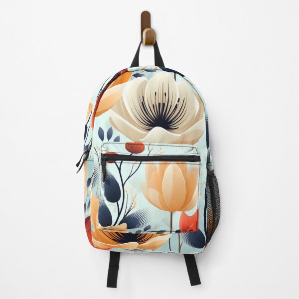 Item preview, The Conic Retro "Scandinavian Floral" Collection #5 designed and sold by DesignVistaHub.