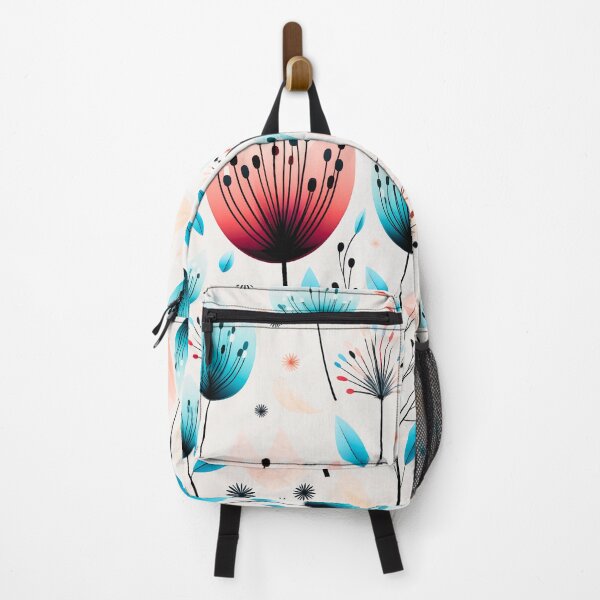Item preview, The Conic Retro "Scandinavian Floral" Collection #7 designed and sold by DesignVistaHub.
