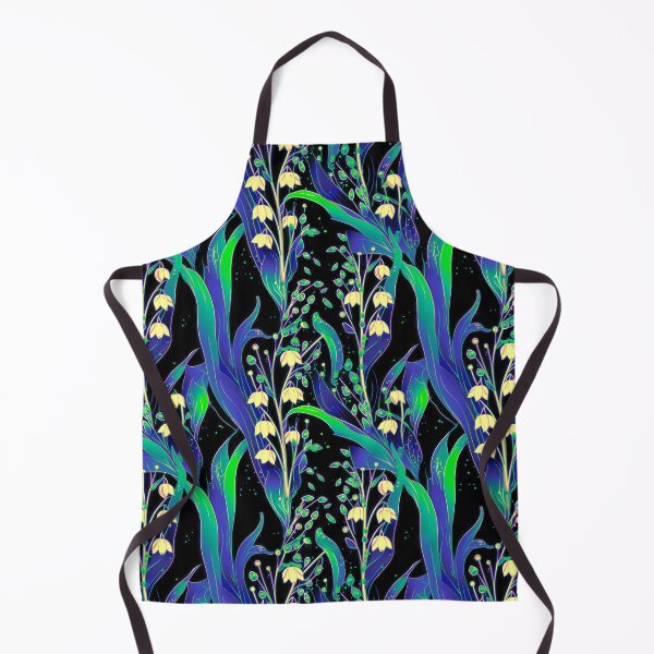 Item preview, I Color Variation of Midnight Blooms: Lily of the Valley on Dark Canvas designed and sold by Iropagi.