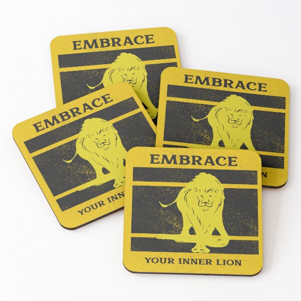 Item preview, Embrace your inner lion quote designed and sold by TimeBender.