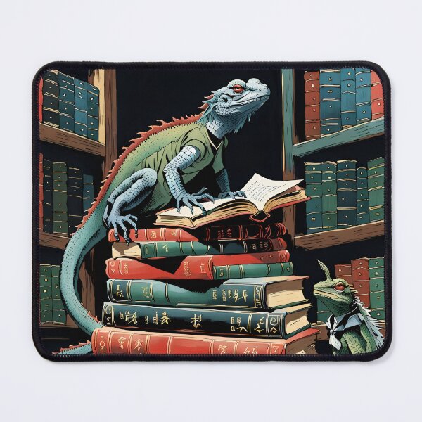 Item preview, The Great Lizard Librarian designed and sold by Waldo1090.