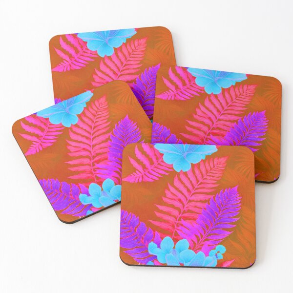 Item preview, Vibrant Autumn Colors - Tropical Fern Leaves Pattern Décor designed and sold by SassyArtistry.