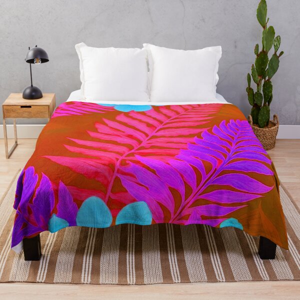 Item preview, Vibrant Autumn Colors - Tropical Fern Leaves Pattern Décor designed and sold by SassyArtistry.
