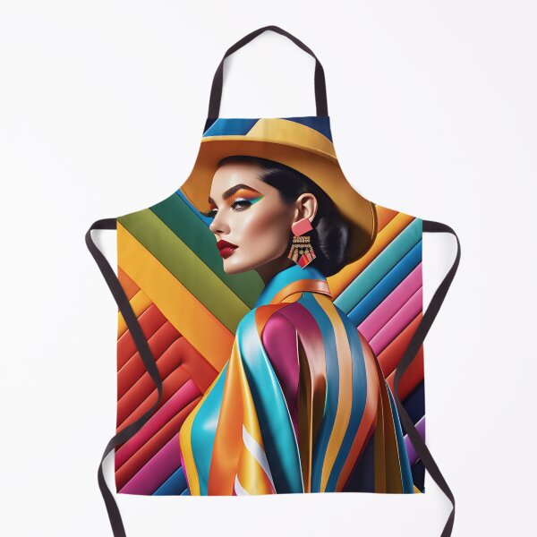 Item preview, Vintage Chic: Confident Style Colorful Stripes Geometric Glamour designed and sold by whimsiqueer.
