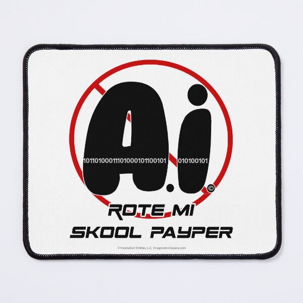 Item preview, Ai Rote Mi Skool Payper - For Light Backgrounds designed and sold by The Imagination Source™.